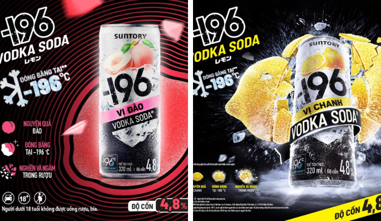 Cảm nhận hương vị tươi mát, đánh thức mọi giác quan cùng -196 Vodka Soda