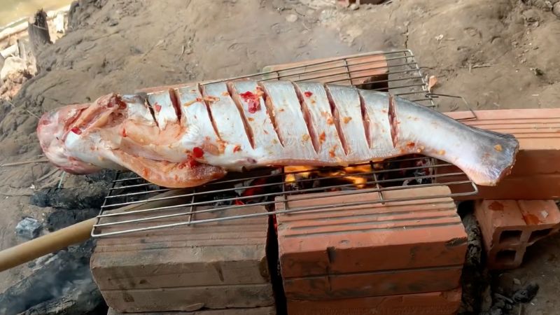 Nướng cá basa