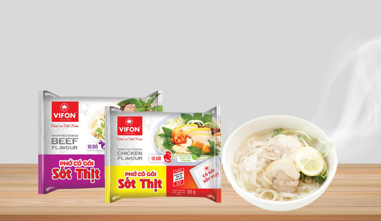 Phở Vifon nay có gói xốt thịt thật? Thử ngay 2 hương vị từ Vifon