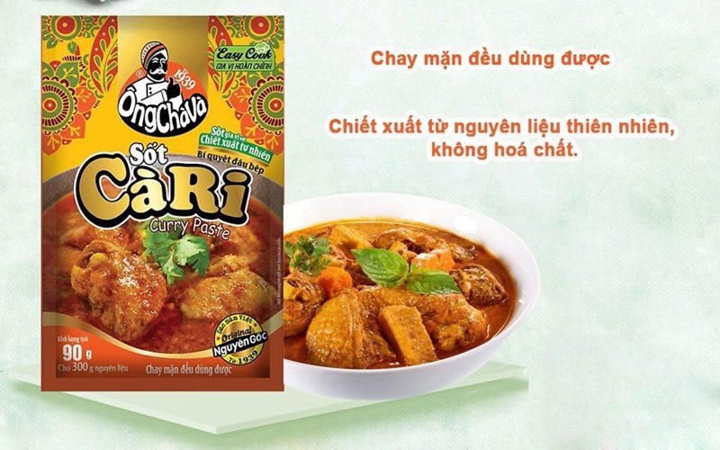 Sốt cà ri Ông Chà Và gói 90g