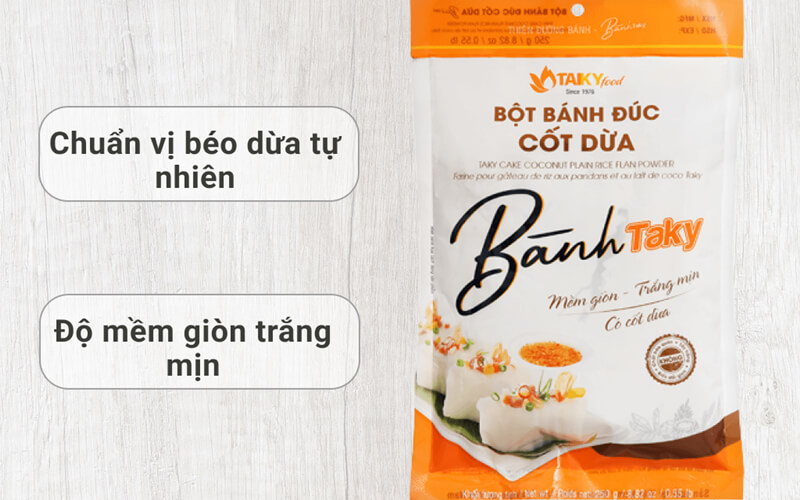 Bột bánh đúc cốt dừa Tài Ký gói 250g Bột bánh đúc cốt dừa Tài Ký gói 250g