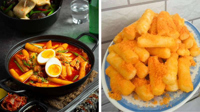 Bánh gạo phô mai có xốt HT Food có thể nấu trực tiếp hoặc cho vào nấu lẩu