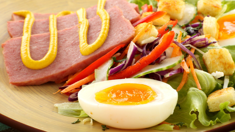 Salad thịt áp chảo Salad thịt áp chảo