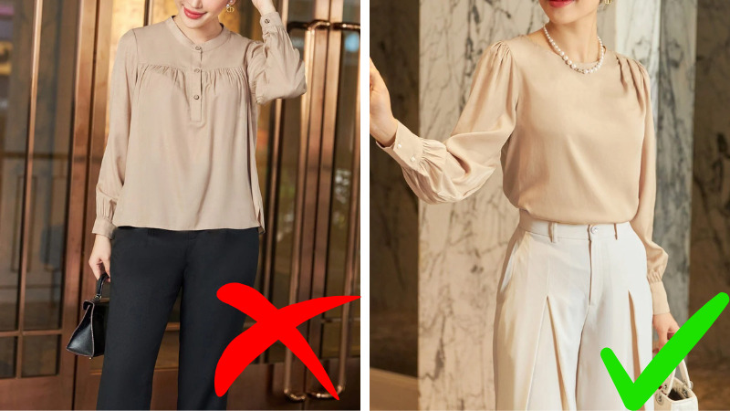 Hãy ưu tiên các chất liệu có độ cứng vừa phải như cotton, linen hoặc denim