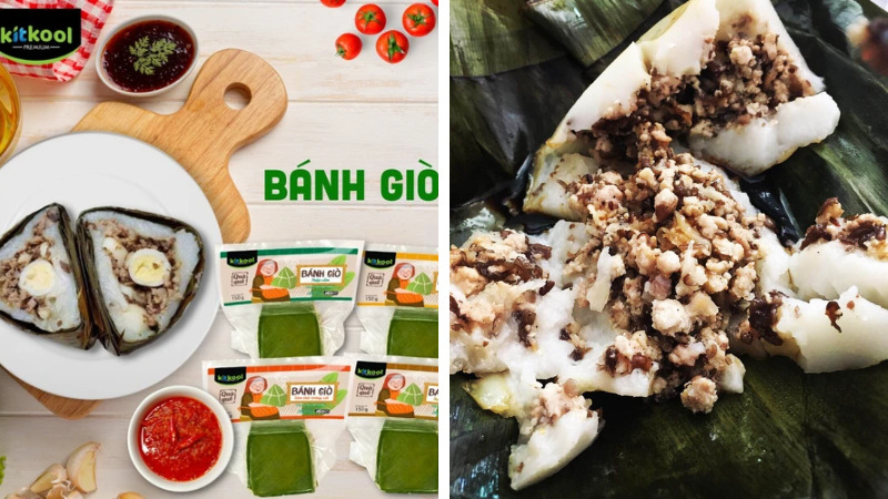 Bánh giò tôm thịt trứng cút Kitkool