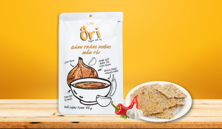Bánh tráng nướng mắm tỏi Ori: Sự lựa chọn hoàn hảo cho tín đồ ăn vặt