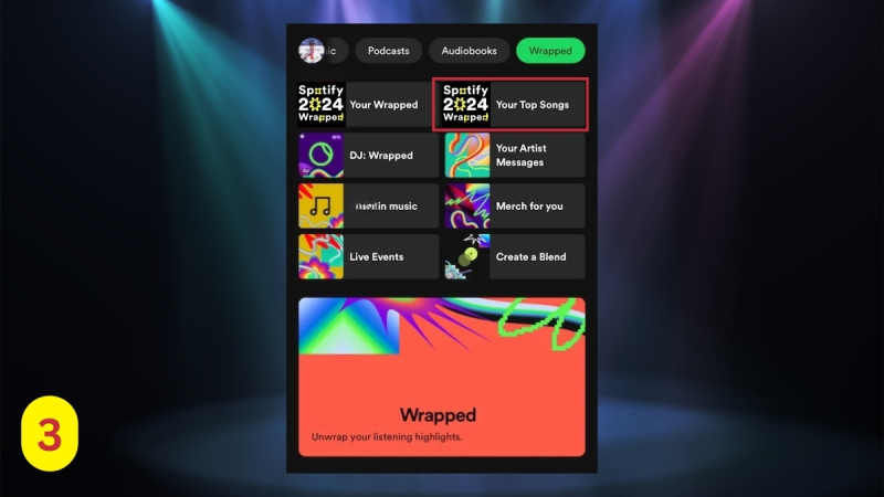 Bước 3 - Chọn "Danh sách phát" (Playlists)