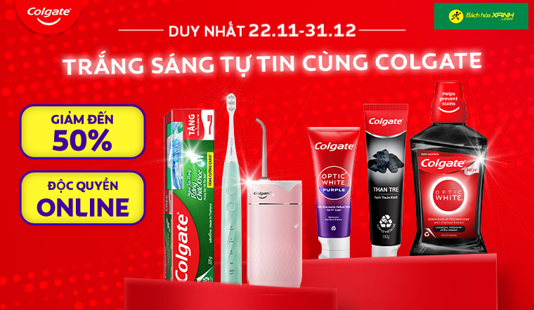 Giới thiệu dòng sản phẩm Colgate Optic White chăm sóc răng miệng hiệu quả