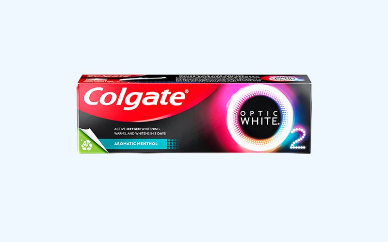 Kem đánh răng Colgate Optic White O2