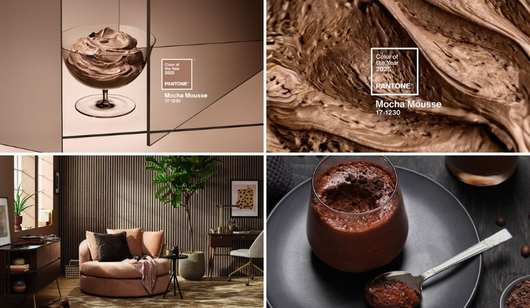 Pantone chính thức công bố màu sắc của năm 2025: nâu kem sữa 'Mocha Mousse'