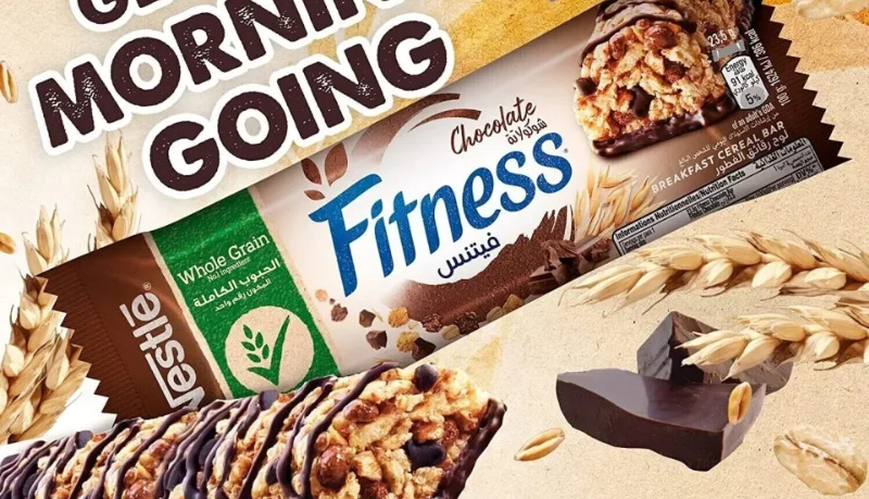 Ngũ cốc ăn sáng Nestlé Fitnesse dạng thanh vị socola