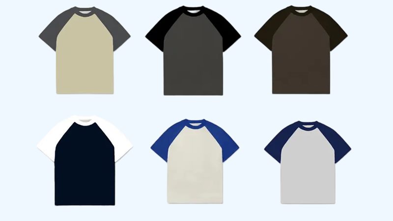 Chất liệu may áo raglan