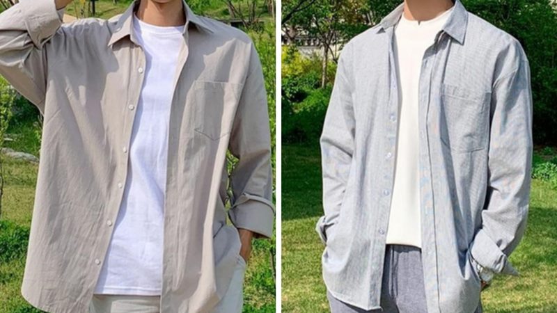 Áo raglan và áo sơ mi không cài cúc