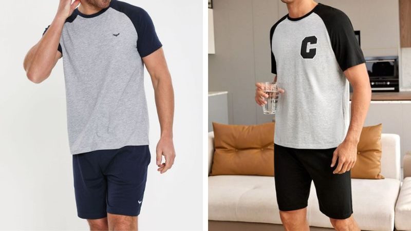 Áo raglan và quần short