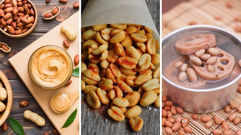 Cách dùng đậu phộng đỏ và đậu phộng trắng đúng chuẩn