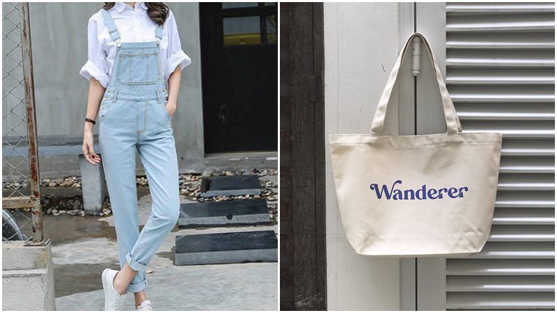 Phối túi tote và set yếm