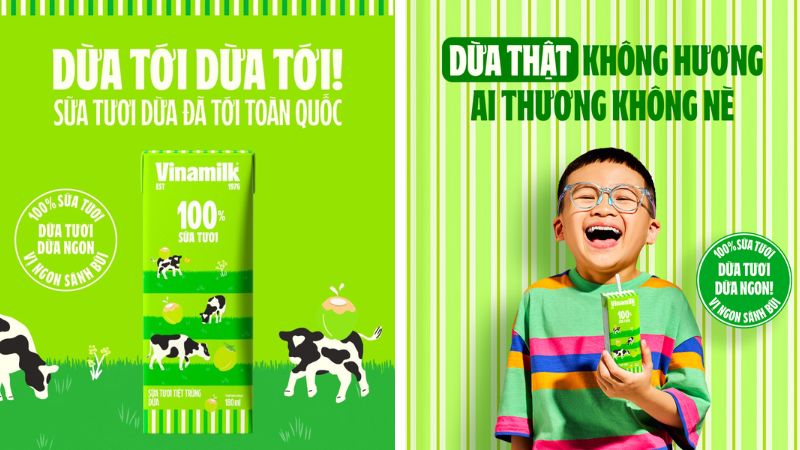 Sữa tươi Vinamilk 100% Dừa – hương vị mới lạ, thơm béo tự nhiên từ dừa tươi