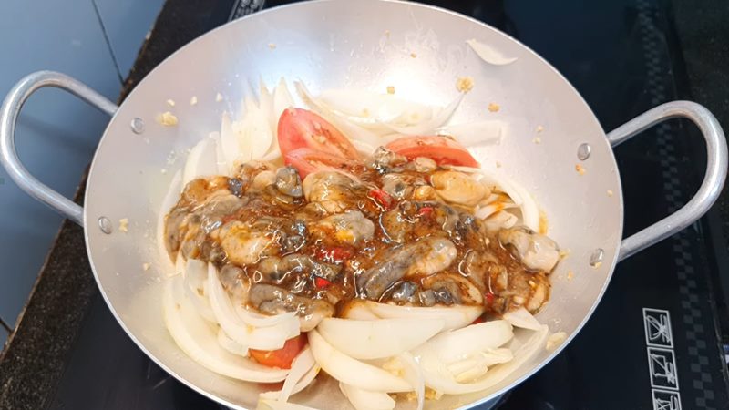 Xào hàu sữa