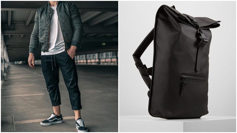 Balo với áo khoác bomber và quần jogger