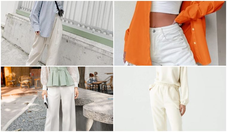 Khám phá 15+ cách phối đồ với quần suông trắng "hot trend" nhất hiện nay