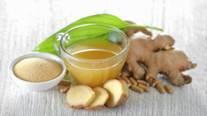 Uống nước ép gừng giúp tăng cường lưu thông máu