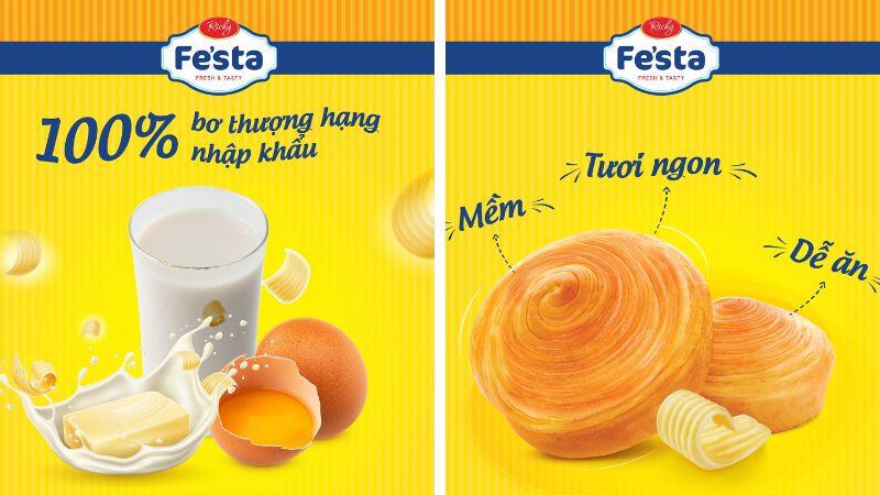Mỗi lớp bánh được chế biến cẩn thận để mang lại cảm giác tan chảy ngay khi thưởng thức Mỗi lớp bánh được chế biến cẩn thận để mang lại cảm giác tan chảy ngay khi thưởng thức