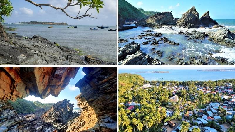 Ngắm cảnh đẹp hoang sơ tại xã đảo Tam Hải Núi Thành