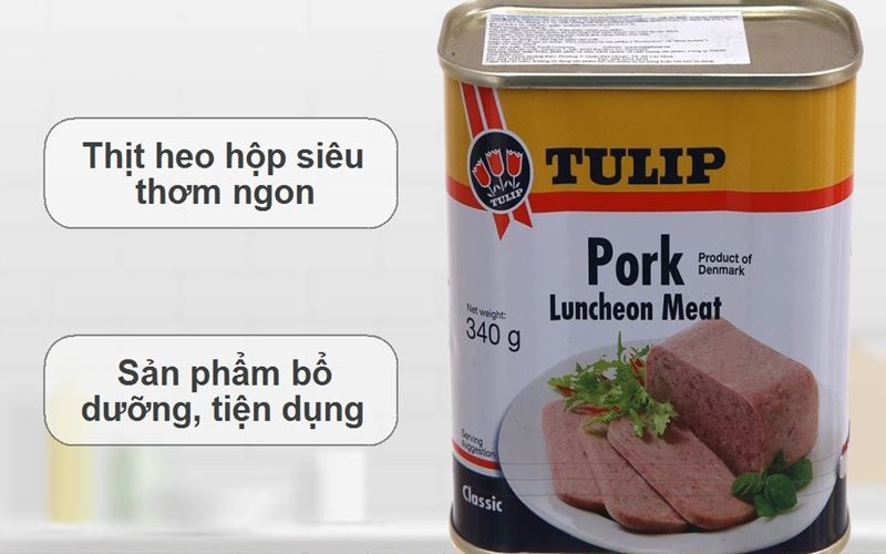 Thịt heo Pork Luncheon Meat Classic Tulip