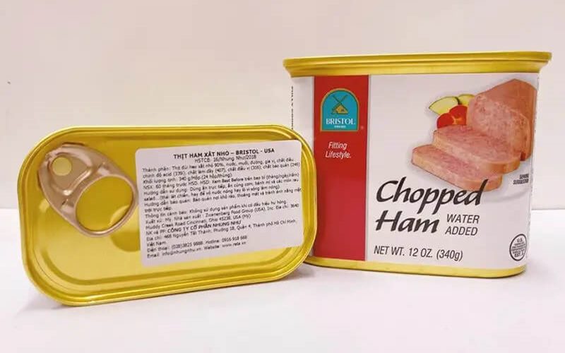 Thịt heo hầm xắt nhỏ Bristol Chopped Ham
