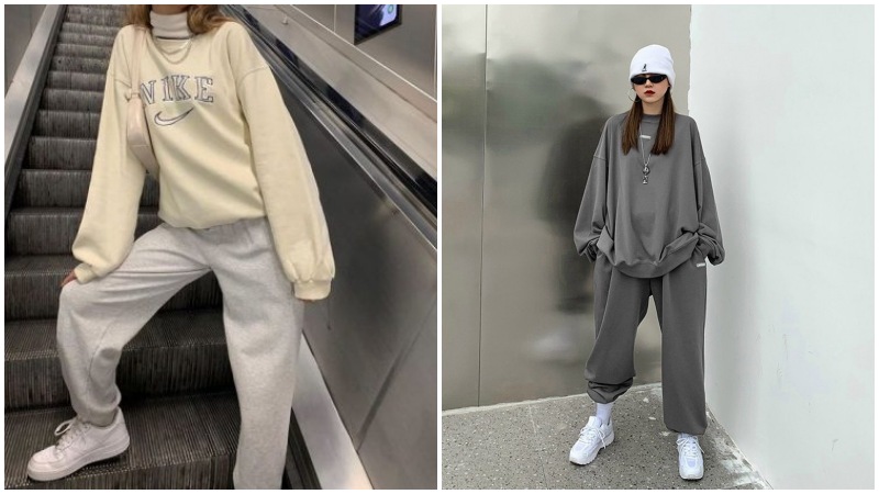 Áo khoác nỉ + Quần jogger
