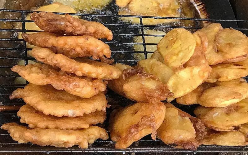 Chuối chiên Khoa Mập