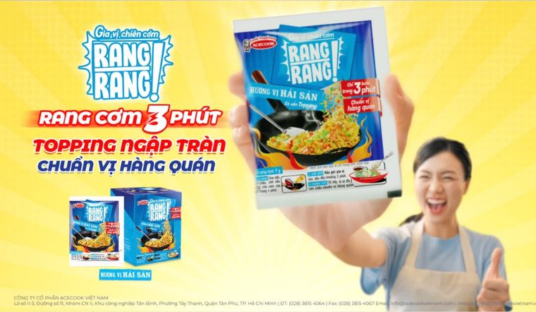 3 bước, 3 phút, bữa cơm hoàn hảo với Rang Rang