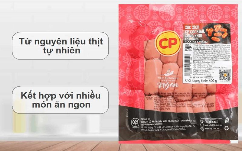 Xúc xích xông khói C.P Food