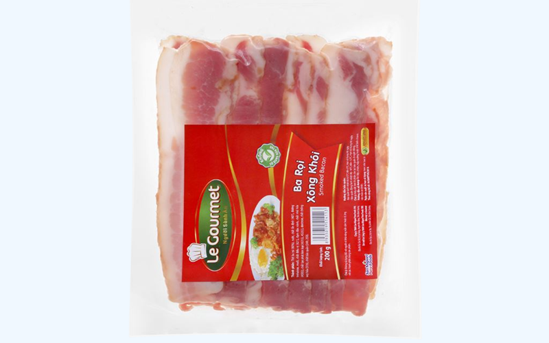 Ba rọi xông khói xắt lát Le Gourmet