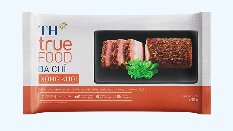 Ba chỉ xông khói TH true FOOD