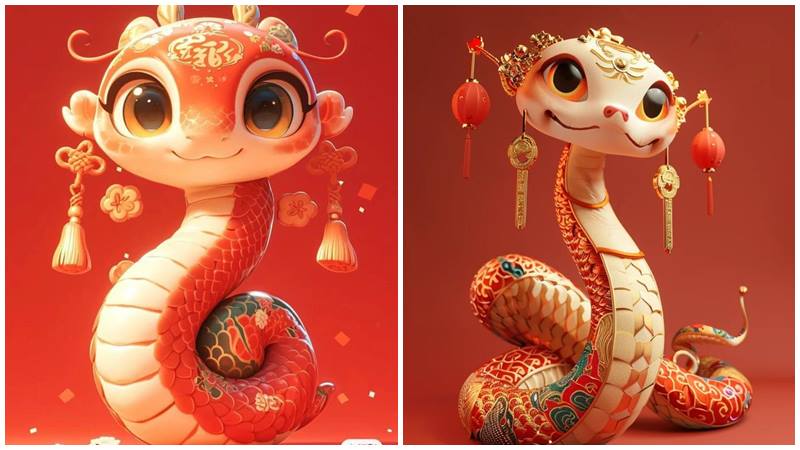 Tết này hóa thân rắn vàng, hút tài lộc về nhà!