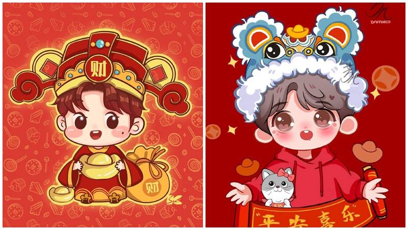 Nam thần ngày Tết, lộc đầy nhà!