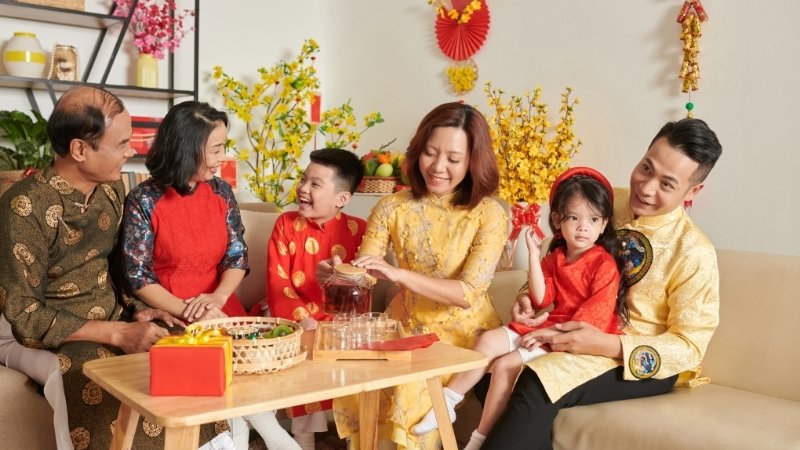 Lời chúc đêm giao thừa cho ông bà