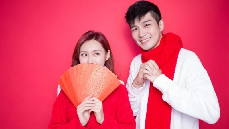 Năm mới này, chúc em có nhiều sức khỏe, nhiều may mắn, anh yêu em!