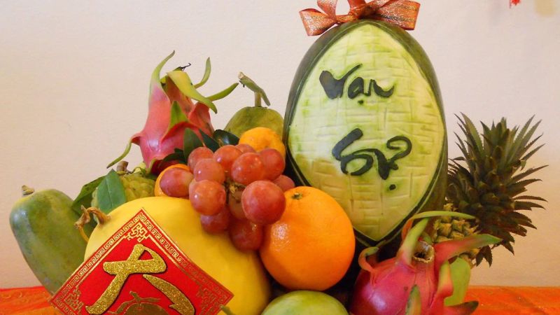 Bài thuyết trình mâm ngũ quả ngày Tết hay
