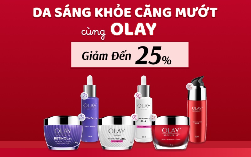 Điểm qua top 10 sản phẩm Olay bán chạy tại Bách hóa XANH Điểm qua top 10 sản phẩm Olay bán chạy tại Bách hóa XANH