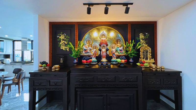 Nguyên tắc lau dọn, chuẩn bị bàn thờ Phật ngày Tết