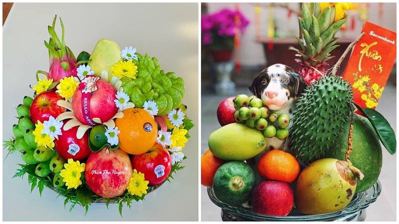 Mâm ngũ quả là biểu tượng của sự thịnh vượng.
