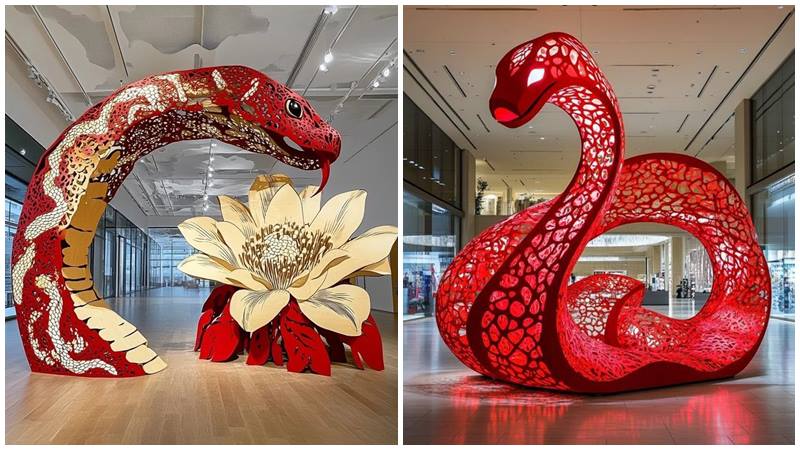 Chào đón linh vật của năm, đón chờ nhiều điều mới mẻ.