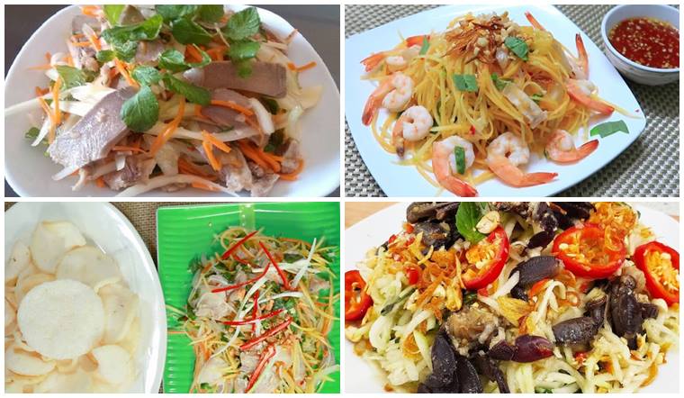 10 cách làm nộm đu đủ xanh giòn ngon, thấm vị