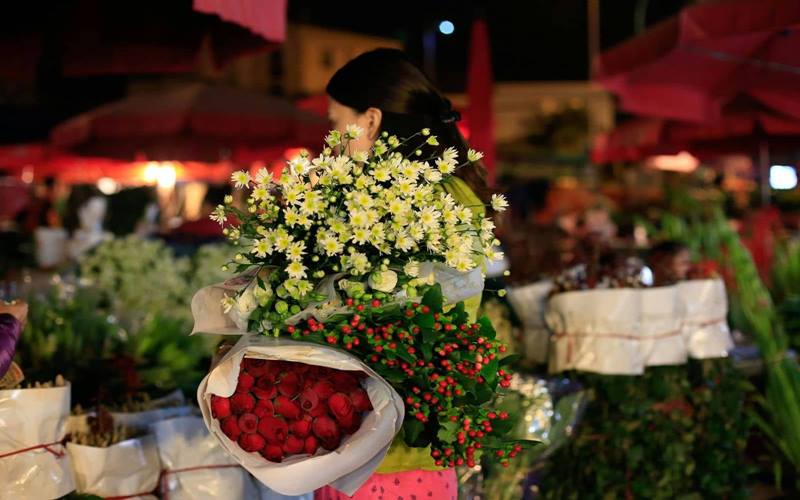 Chợ hoa Mai Dịch Chợ hoa Mai Dịch