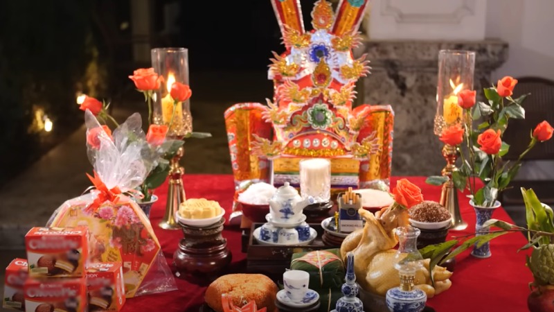 Những lưu ý khi cúng giao thừa ngoài trời