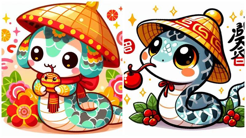 Tết này, tay trong tay, như rắn mạnh mẽ! Tết này, tay trong tay, như rắn mạnh mẽ!