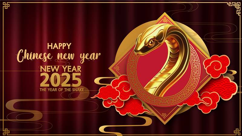 Đón Tết năm con rắn, chúc cả nhà phúc lộc viên mãn