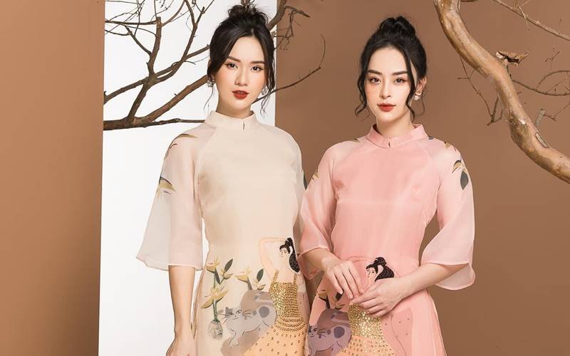 Chụp hình Tết với áo dài cách tân khoảng bao nhiêu tiền?